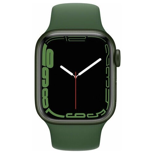Apple Watch Series 7 41mm Green Aluminum Case with Clover Sport Band GPSCellular 3298900₽