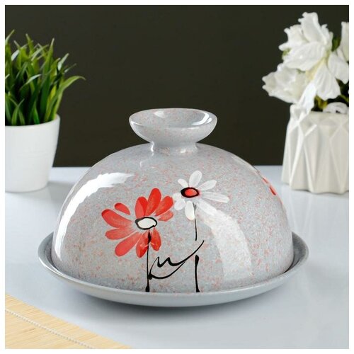 Блинница - хлебница Застолье ромашка двойная 24х15см 3180₽