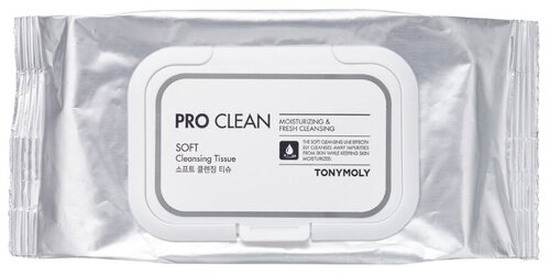 TONYMOLY Очищающие салфетки для снятия макияжа PRO CLEAN SOFT Cleansing Tissue