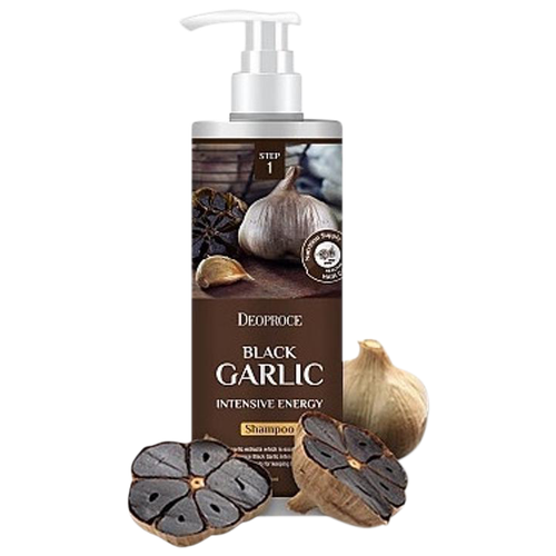 Deoproce HAIR BLACK GARLIC Шампунь для волос с экстр. черн. чеснока SHAMPOO - BLACK GARLIC INTENSIVE ENERGY 1000мл