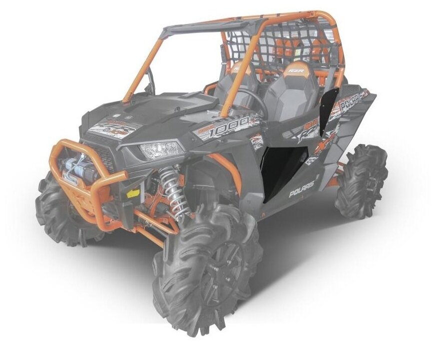 Нижние половины дверей POLARIS RZR XP 1000 (2014-) + комплект крепежа / 444.7447.1