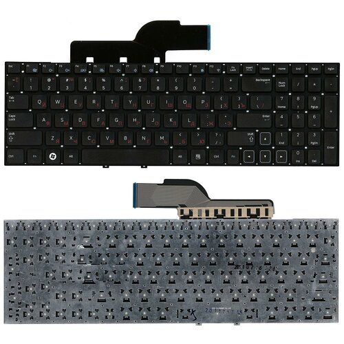 Клавиатура для ноутбука Samsung 300E5A 300V5A 305V5A 305E5 черная аккумулятор для samsung np 300e5a 11 1v 4400mah topon