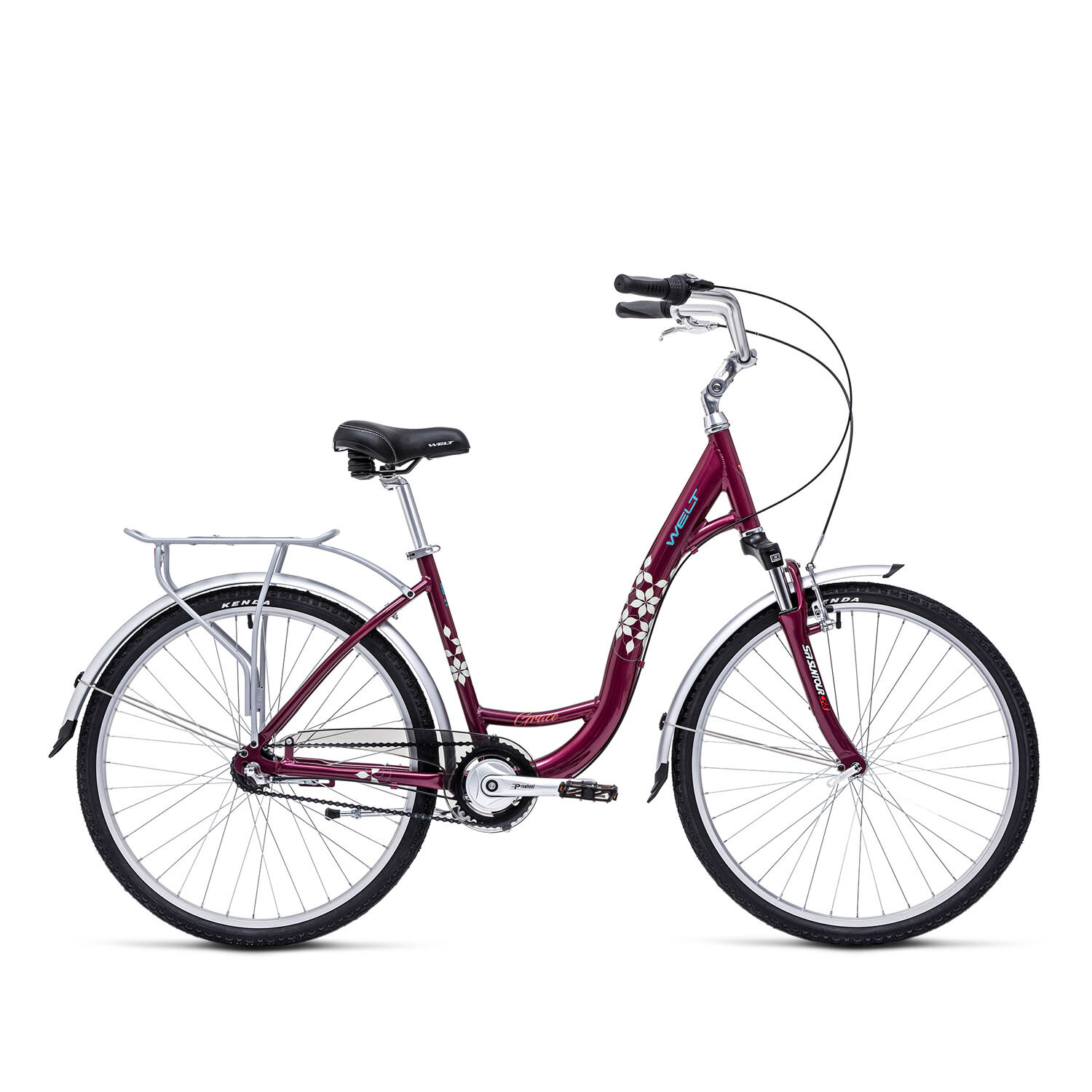 Велосипед Welt Grace 3 2024 Violet (дюйм:17)