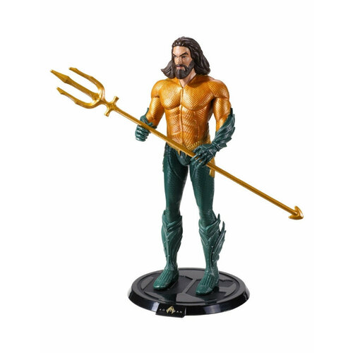 фото Фигурка bendyfig dc аквамен, 19 см. the noble collection