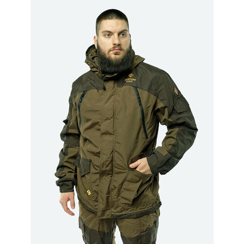 Демисезонный костюм для охоты и рыбалки Gorka NEXT Demi /taslan/FANTOM FORCE/44-46/170-176/ коричневый