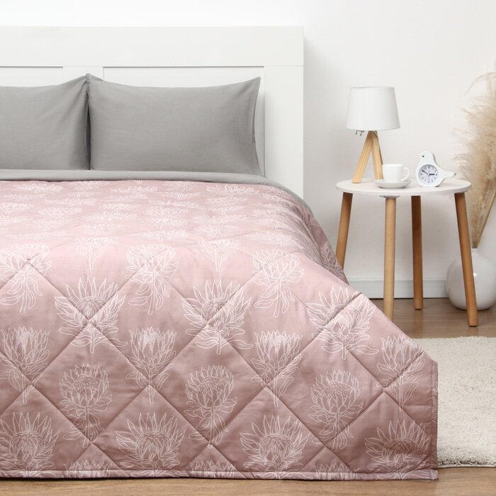 Покрывало LoveLife евро макси «Артишок» 240х210±5см микрофайбер 100% п/э