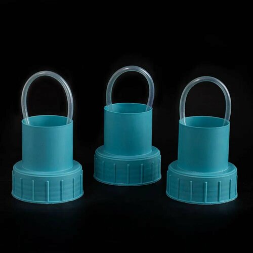 Крышка-гидрозатвор для бутылей резьба d65 мм 3 шт 480₽