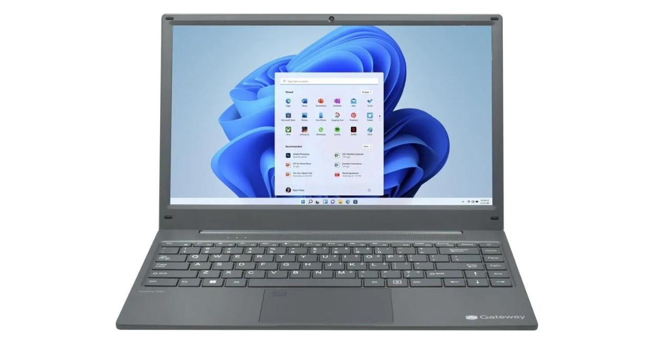 Ноутбук Gateway Ultra Slim 14"/AMD Ryzen 5 3500U/AMD Vega 8/8/256Gb/Черный Windows 11 Home/RU