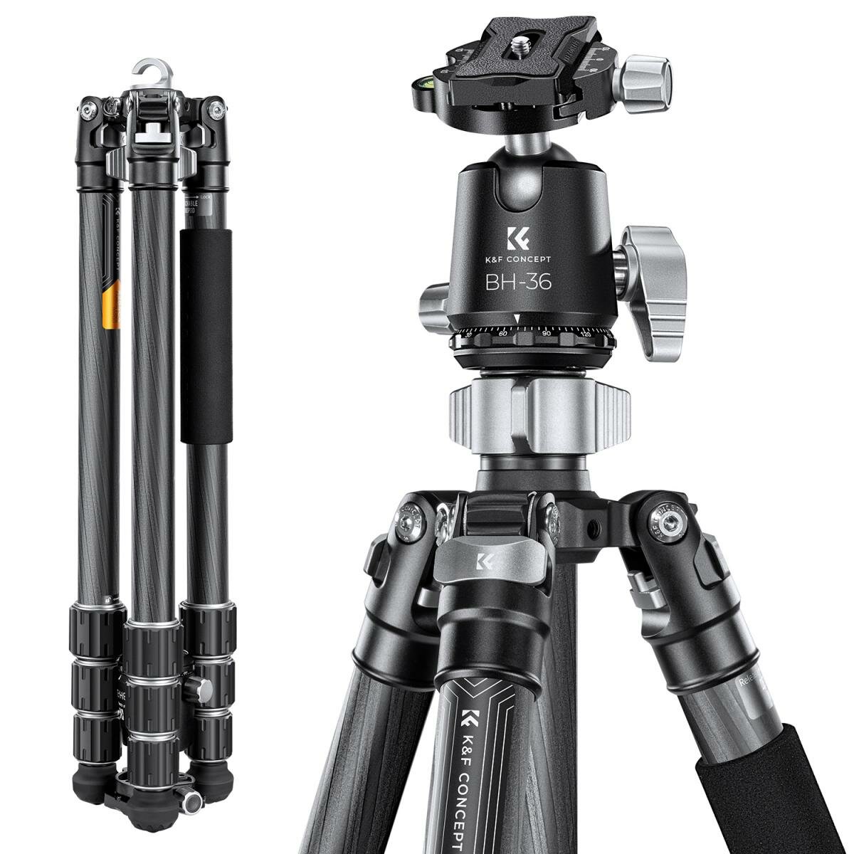 Штатив K&F Concept X284C4 + BH-36 KF09.117