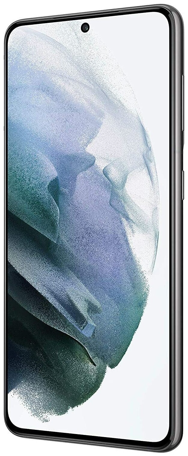 Смартфон Samsung Galaxy S21 5G 8/128 ГБ, Dual: nano SIM + eSIM, черный фантом — фото 1