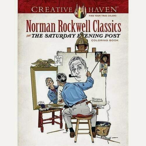 Изображение товара Rockwell Norman, Jackson Sara "Creative Haven Norman Rockwell Classics from the Saturday Evening Post Coloring Book"