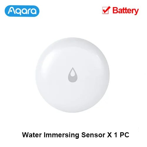 Датчик протечки воды Aqara Zigbee, 1pc water sensor, Китай