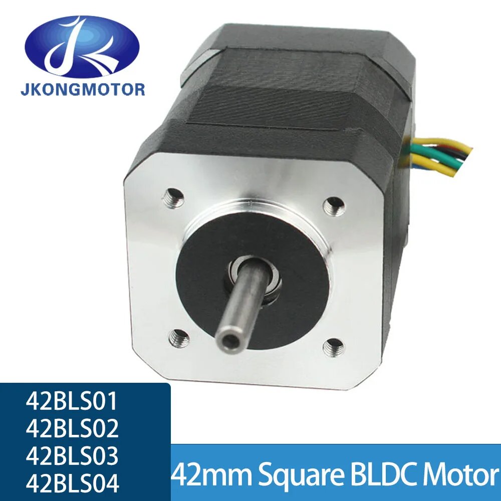 Двигатель BLDC Jkongmotor 42 мм 3-фазный 26-105 Вт, JK42BLS01, 4000, Другой