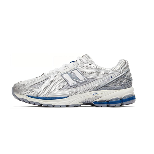 фото Кроссовки new balance 1906r, размер 8 us / 7.5 uk / 41.5 eur / 26 cm, серебряный, синий, белый, серый
