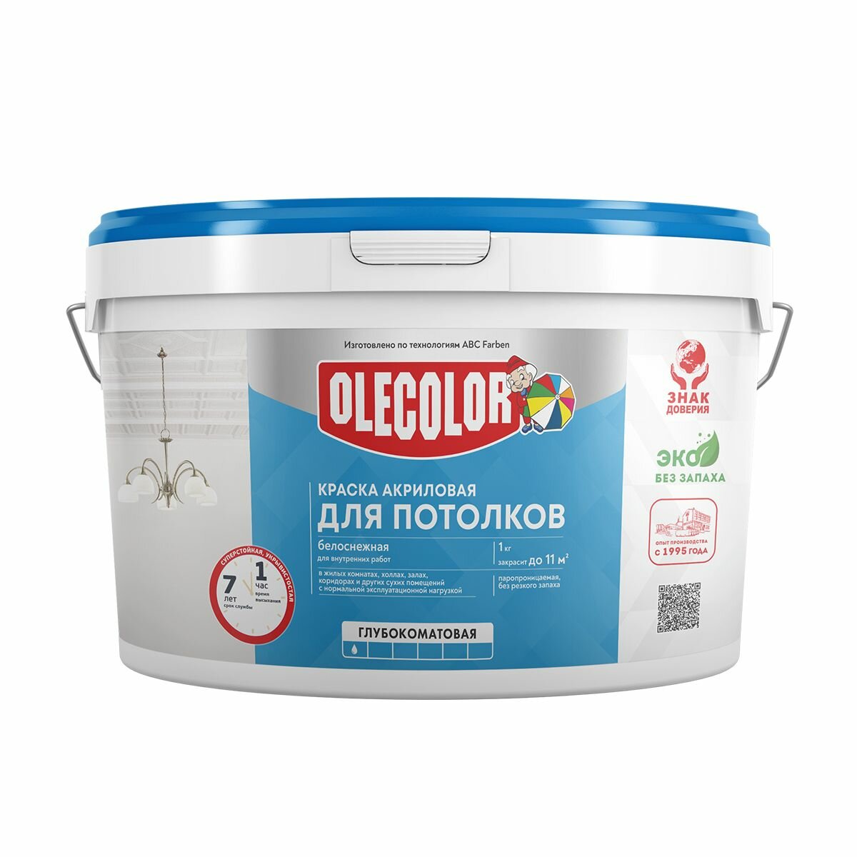ВДК для потолков 3,0кг OLECOLOR