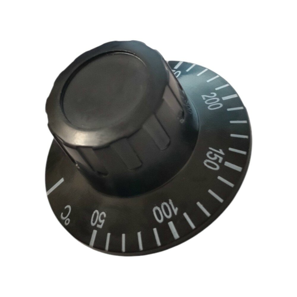 Ручка температуры духовки 300 гр. (черная)