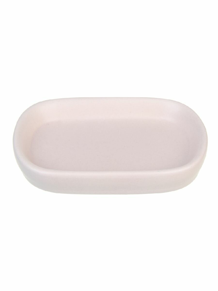 Мыльница VETTA Космос, для ванной, керамическая, прямоугольная, 13,5x8,8x2,5 см, цвет бежевый — фото 1