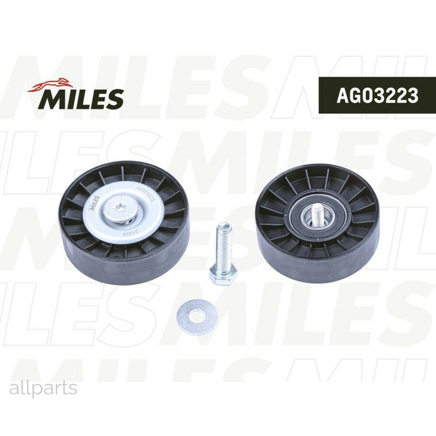 MILES AG03223 Ролик ремня приводного SAAB 9000 2.0/2.3