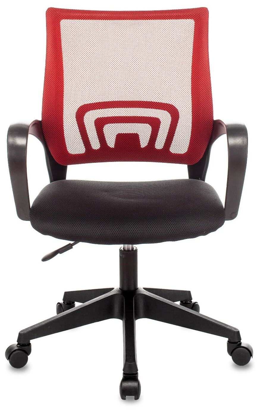 Компьютерное кресло STOOL GROUP TopChairs ST-Basic офисное, обивка: сетка/текстиль, цвет: красный/черный - фотография № 4