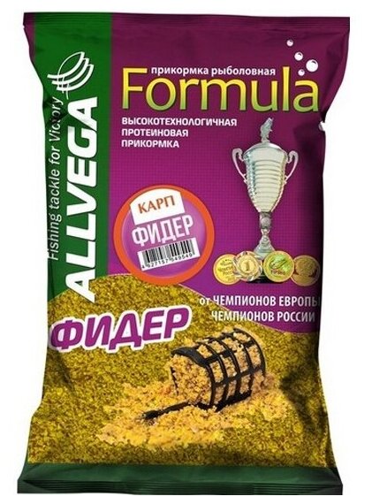 Прикормка Allvega Formula Feeder Carp 0,9кг (фидер карп)