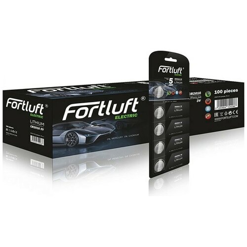 Батарейка Fortluft CR2016-100