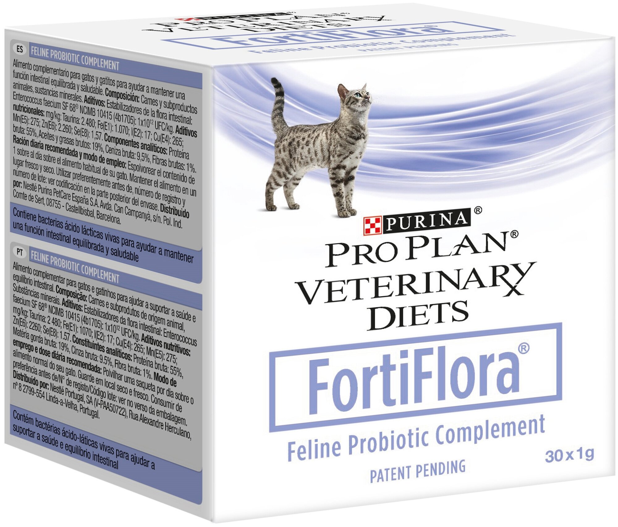 Пробиотик для кошек Purina PRO PLAN FortiFlora для микрофлоры кишечника, 30 пакетиков по 1 г - фотография № 1