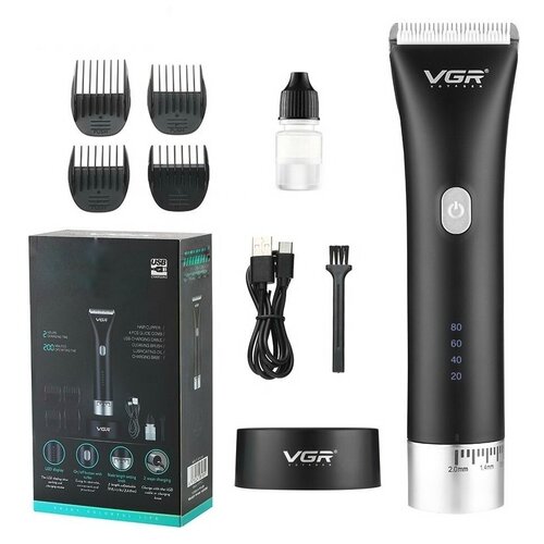 Триммер для бороды и усов VGR VOYAGER V----185-11 черный 191400₽