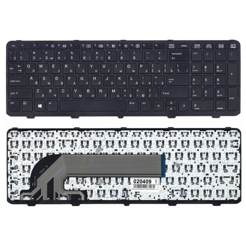 Клавиатура keyboard 904ZA07L0R для ноутбука HP Probook 450 G0 450 G1 450 G2 455 G1 455 G2 470 G0 470 G1 470 G2HP Probook 650 G1 655 G1 черная с рамкой 1816₽