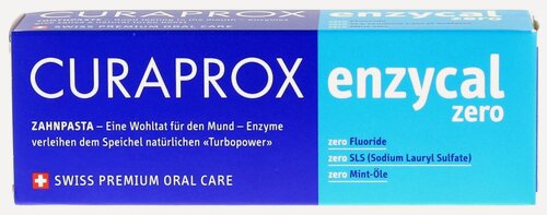 Изображение товара Зубная паста CURAPROX Enzycal zero, 75ml, без фтора