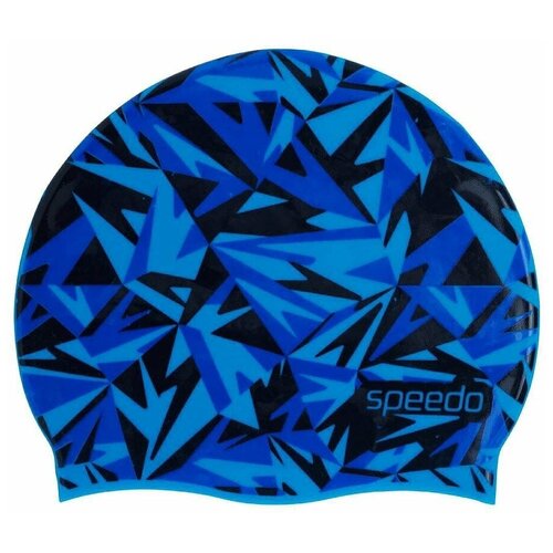 Шапочка для плавания SPEEDO Boom Silicone Cap Junior, Blue/Black