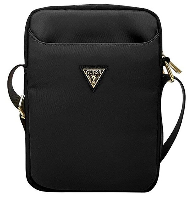 Guess Сумка Guess Nylon Tablet bag with Triangle metal logo для планшета до 10" черная