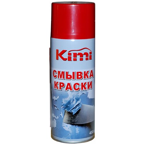 Смывка краски Kimi PAINT REMOVER аэрозоль, 450 мл / Удалитель краски с дисков / Очиститель краски с кузова