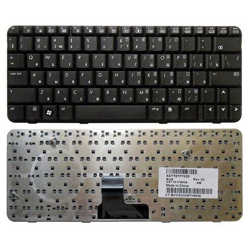 Клавиатура для ноутбука HP PavilionTX1000 TX2000 TX2100 TX2500 черная