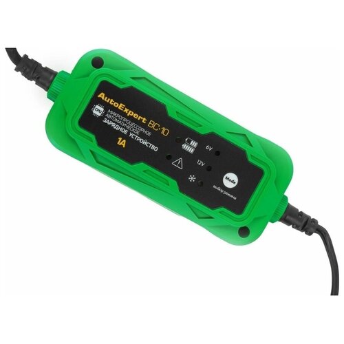 Зарядное устройство для аккумуляторов небольшой емкости используемых в мототехнике садовой и строительной технике AutoExpert BC-10 6В12В 1A 149900₽