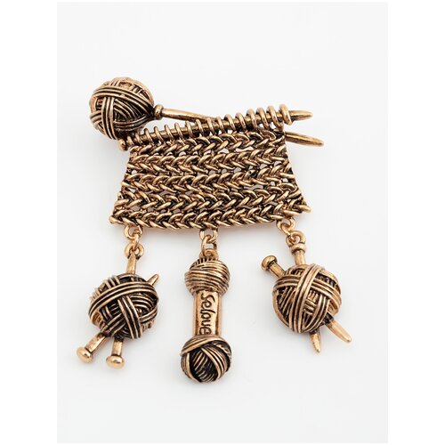 Брошь бижутерная