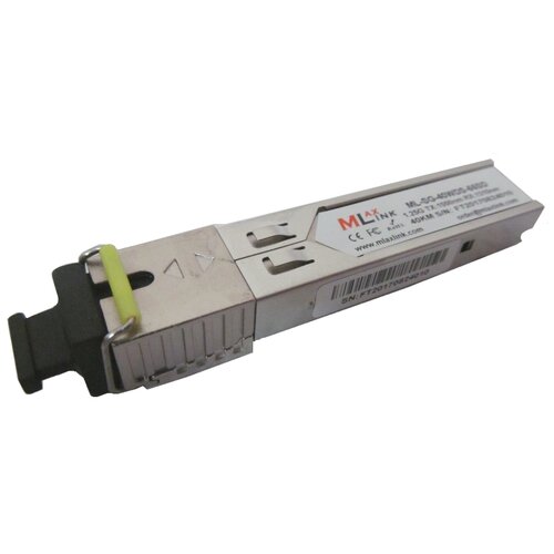 SFP трансивер Mlaxlink ML-SG-40WDS-55SD 1 пара гигабитных волоконных модулей sfp 1000m sc 1 25g нм нм одномодовый волоконный модуль a b подходит для коммутатора cisco mikrotik ethernet