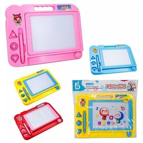 Доска для рисования 2006 цветная в пак.