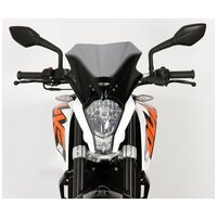 Ветровое стекло для KTM Duke 125 / 200 / 390 2010-2015 Racing R, цвет Серый