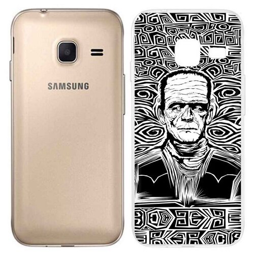 чехол задняя панель накладка бампер mypads черно белый чикаго для samsung galaxy j1 mini sm j105f h j1 mini 2016 4 0 противоударный Чехол задняя-панель-накладка-бампер MyPads франкенштейн черно белый для Samsung Galaxy J1 mini SM-J105F/H/J1 Mini 2016 4.0 противоударный