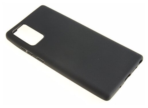 Силиконовый чехол TPU Case матовый для Samsung Note 20 чер
