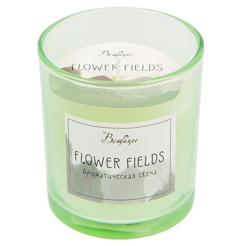 Свеча Вещицы Flower Fields, ARC-27, зелeный