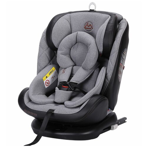 Автокресло Luxmom 299, isofix 0-36 кг, 0-12 лет, серый