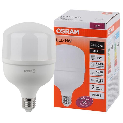 Лампа светодиодная OSRAM 4058075576773, E27, T100, 30 Вт, 4000 К