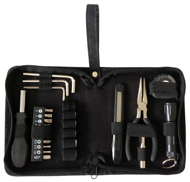 Набор инструментов Stinger 26 предметов в нейлоновом чехле 172х125х42 мм чёрный W0109