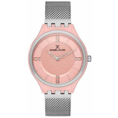 наручные часы daniel klein черный серебряный Наручные часы Daniel Klein Premium, розовый