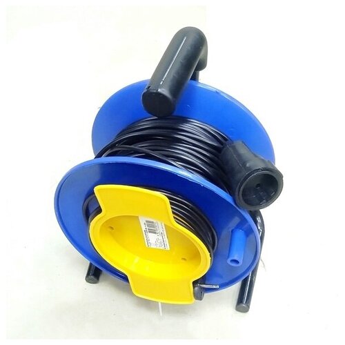 Удлинитель для газонокосилок, электро триммеров. На катушке. 30 м.