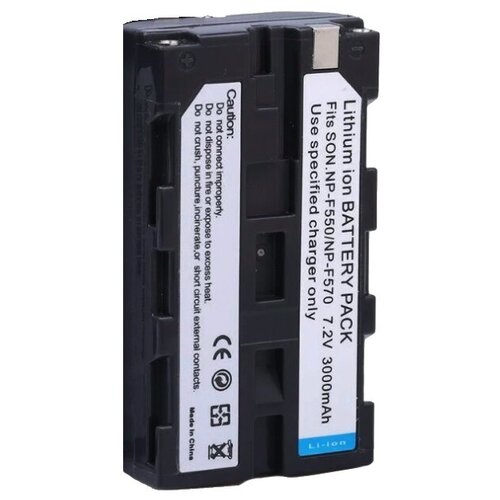 аккумуляторная батарея ёмкостью 2600 mah fotokvant np f550 f570 Аккумулятор NP-F550/NP-F570 (2200 mAh)