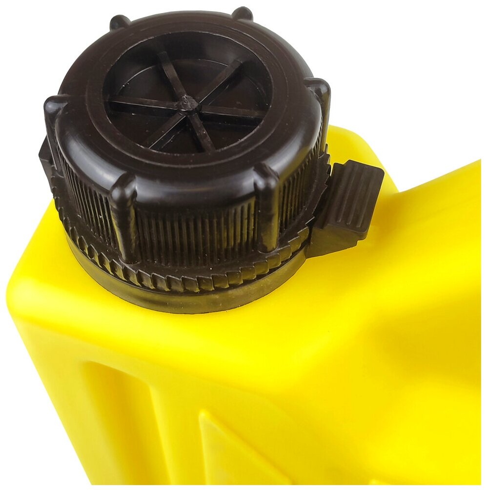 Канистра экспедиционная плоская для воды ART-RIDER 5 литров жёлтая с краном - фотография № 5
