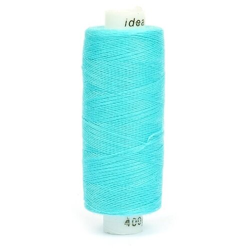 Швейные нитки IDEAL бытовые, 40/2, 366 м, 100% полиэстер, цвет 413, голубой (40/2. IDEAL.413)