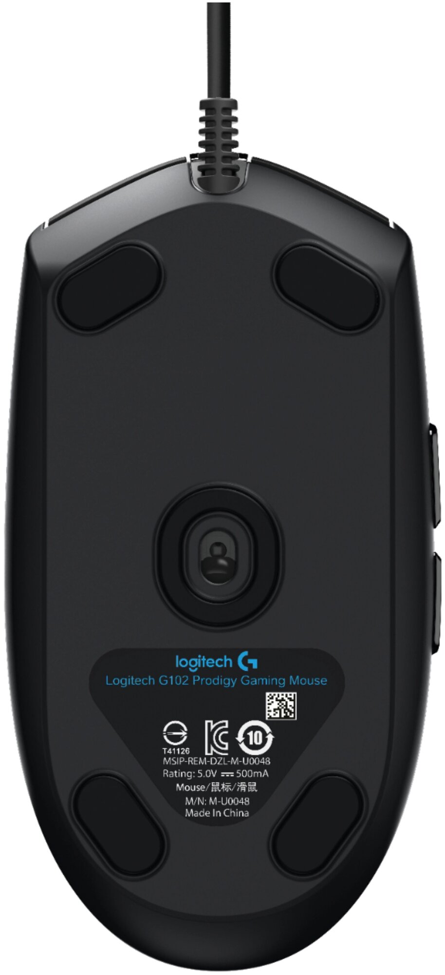 Игровая мышь Logitech G G102 Lightsync, черный